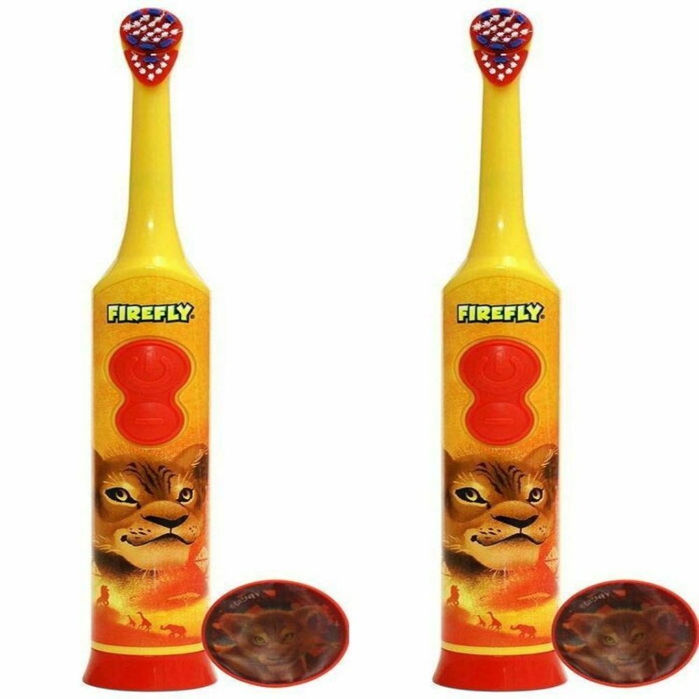 Firefly Firefly Clean N' Protect Lion King Power Toothbrush (Set of 2 Pack)